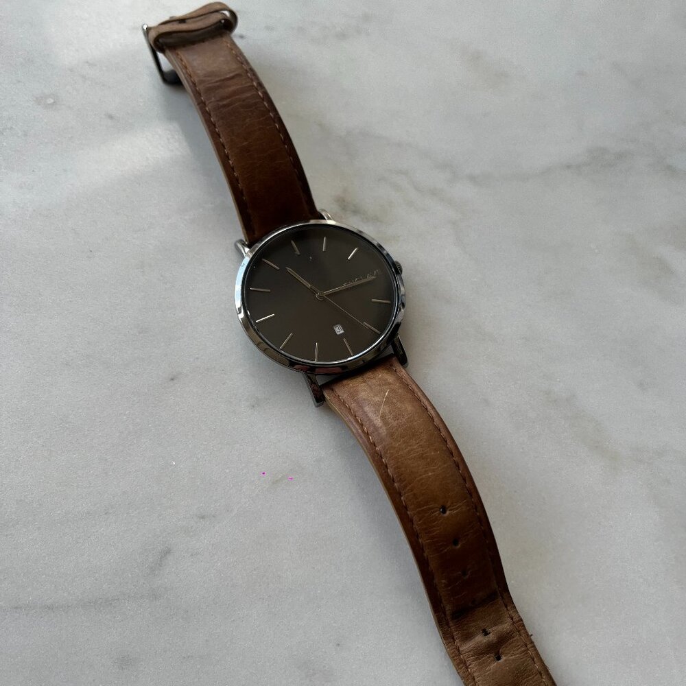 Enclave Watch - Black and Brown wrist strap [USED]